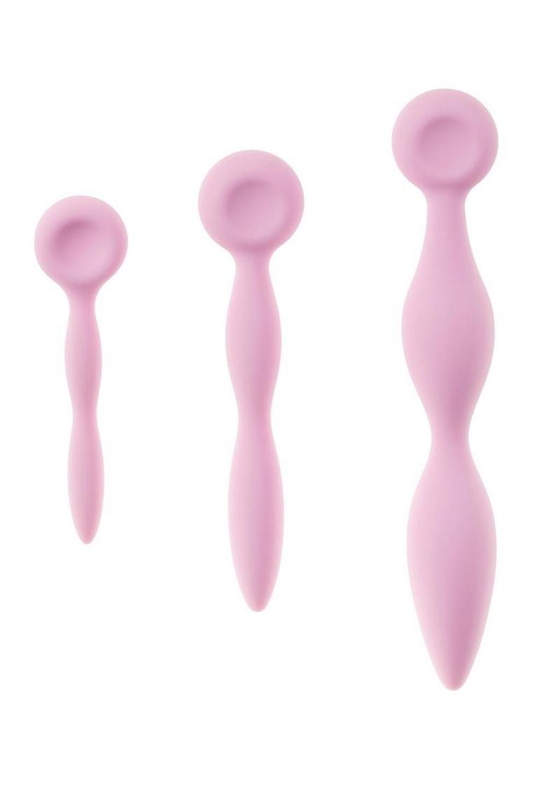 Femintimate Intimrelax Silicone Vaginal Dilators - Pink - 3 Piece