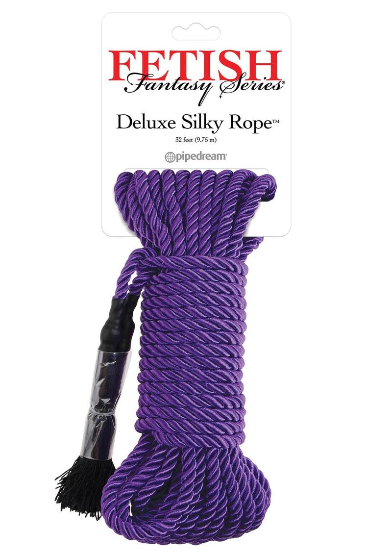 Fetish Fantasy Series Deluxe Silky Rope - Purple - 32ft