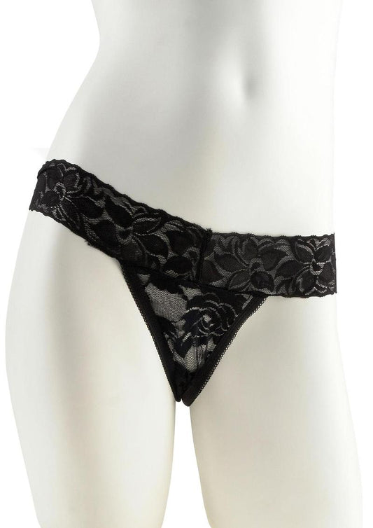 Fetish Fantasy Series Limited Edition Remote Control Panty Vibe - Black - Plus Size/Queen