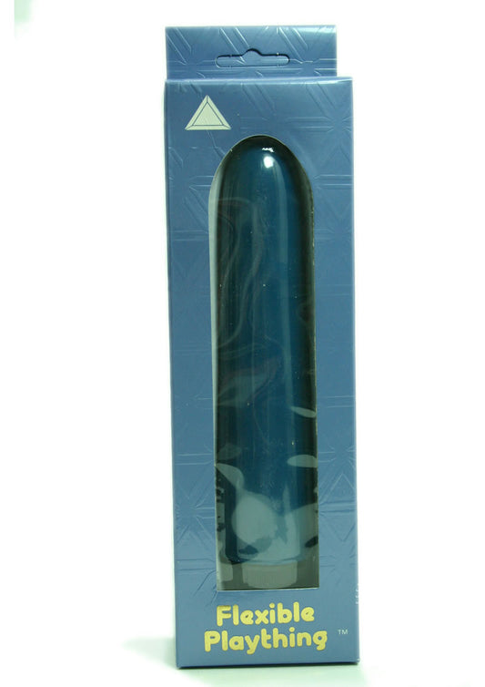 Flexible Plaything Vibrator - Blue - 7in