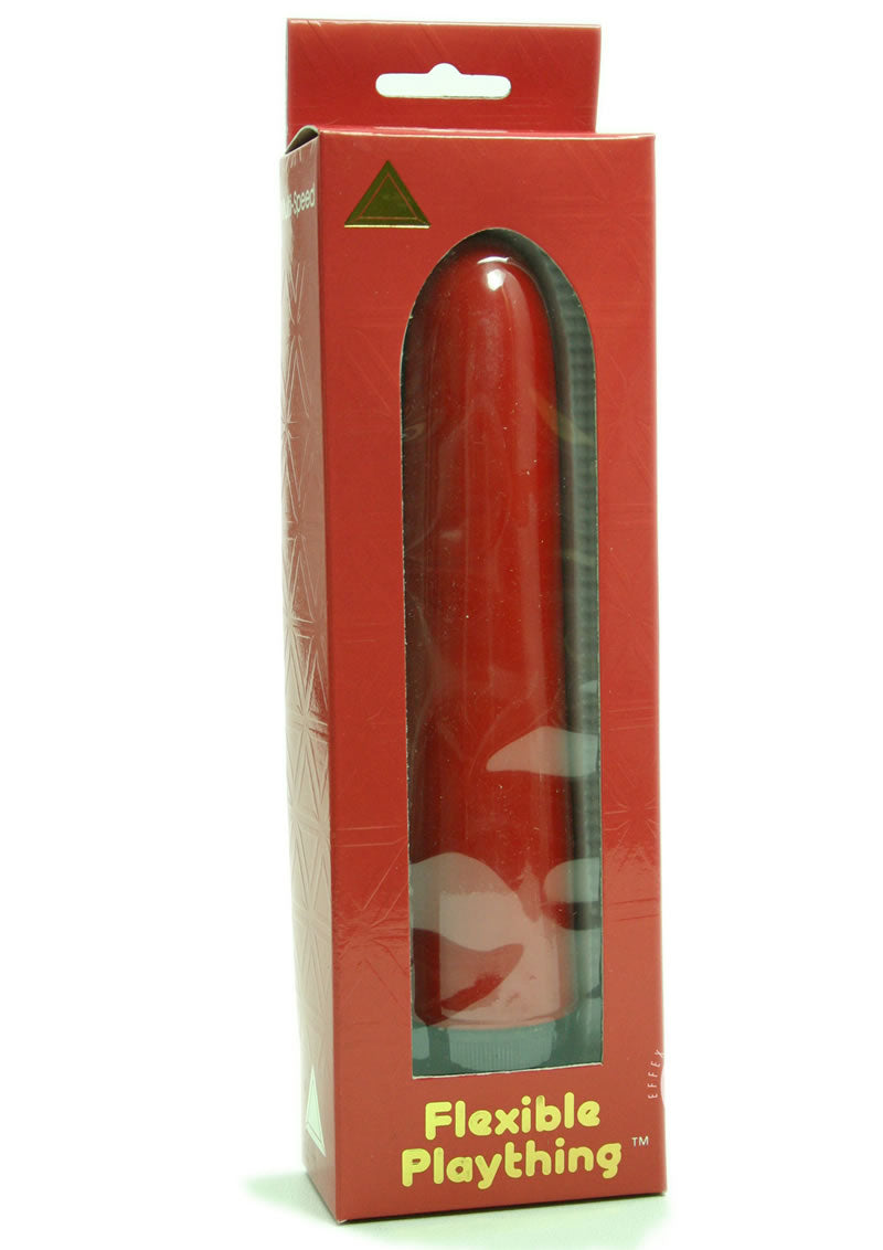 Flexible Plaything Vibrator - Red - 7in