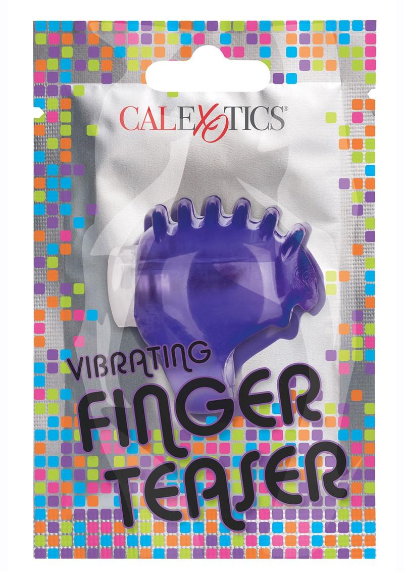 Foil Pack Vibrating Finger Teaser - Purple