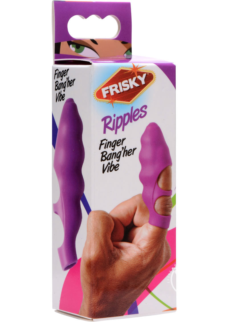 Frisky Finger Bang'her Vibrator - Purple