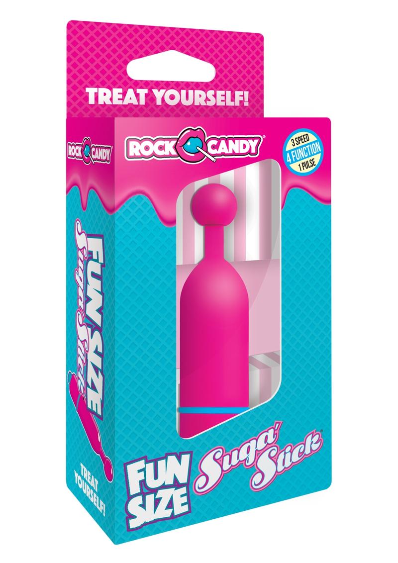 Fun Size Suga Stick Bullet Vibrator - Pink - Small
