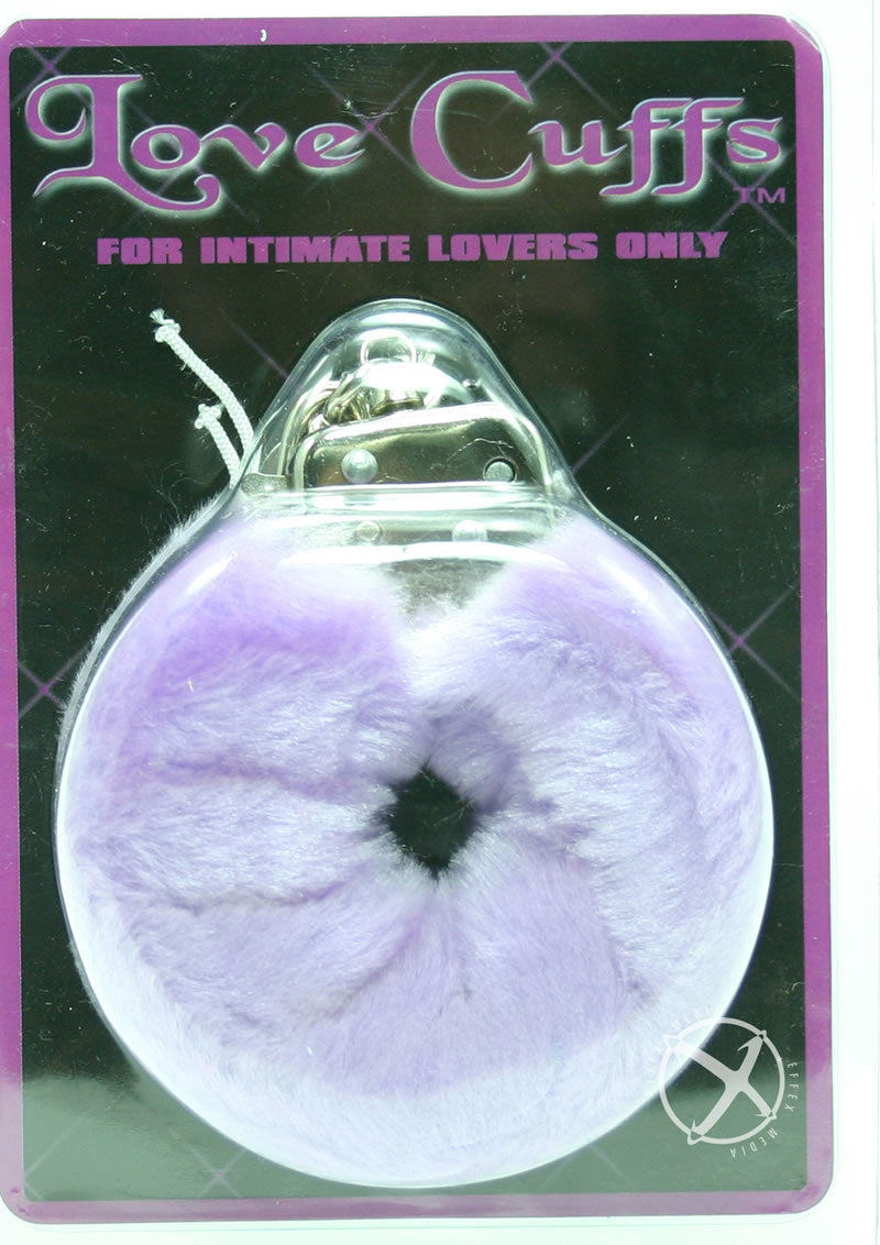 Furry Love Cuffs - Lavender/Purple