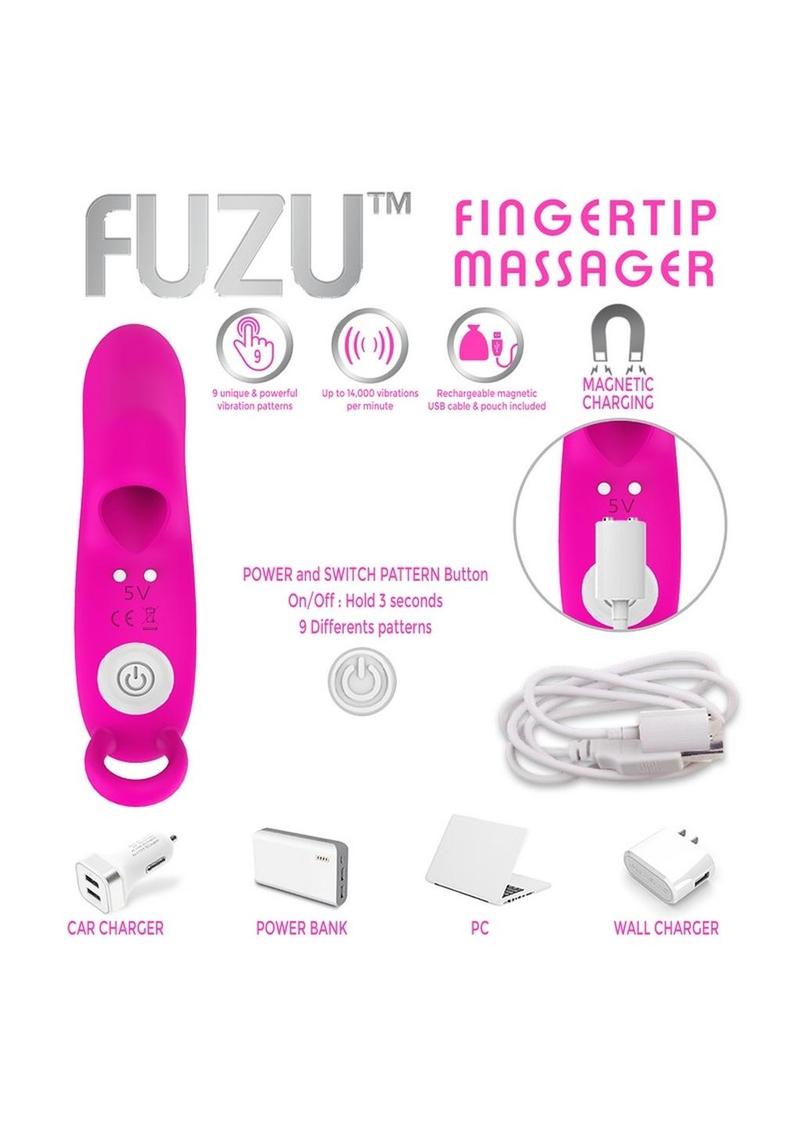 Fuzu Rechargeable Silicone Finger Massager