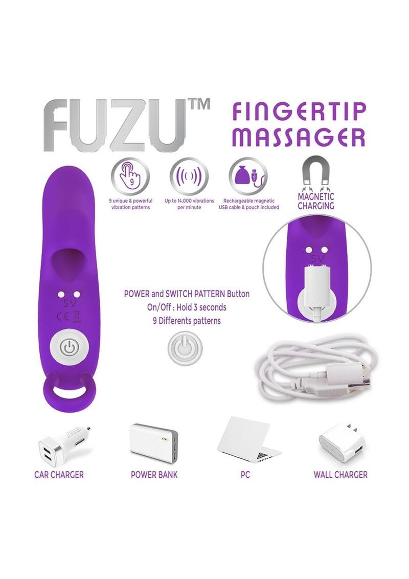 Fuzu Rechargeable Silicone Finger Massager