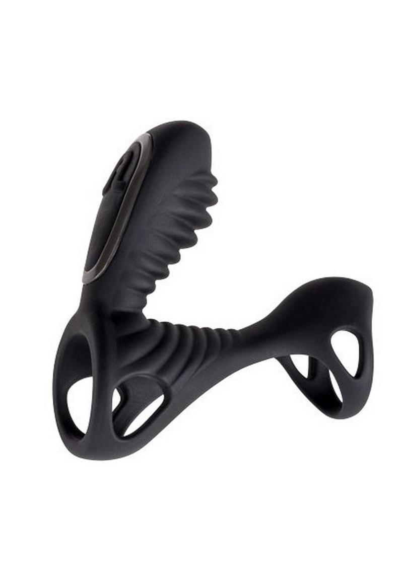 Gladiator F Rechargeable Silicone Couples Cock Ring