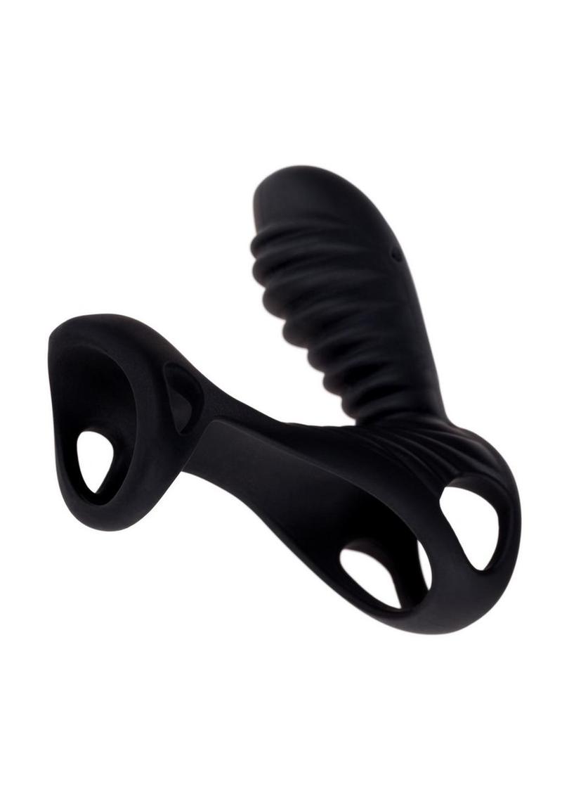 Gladiator F Rechargeable Silicone Couples Cock Ring
