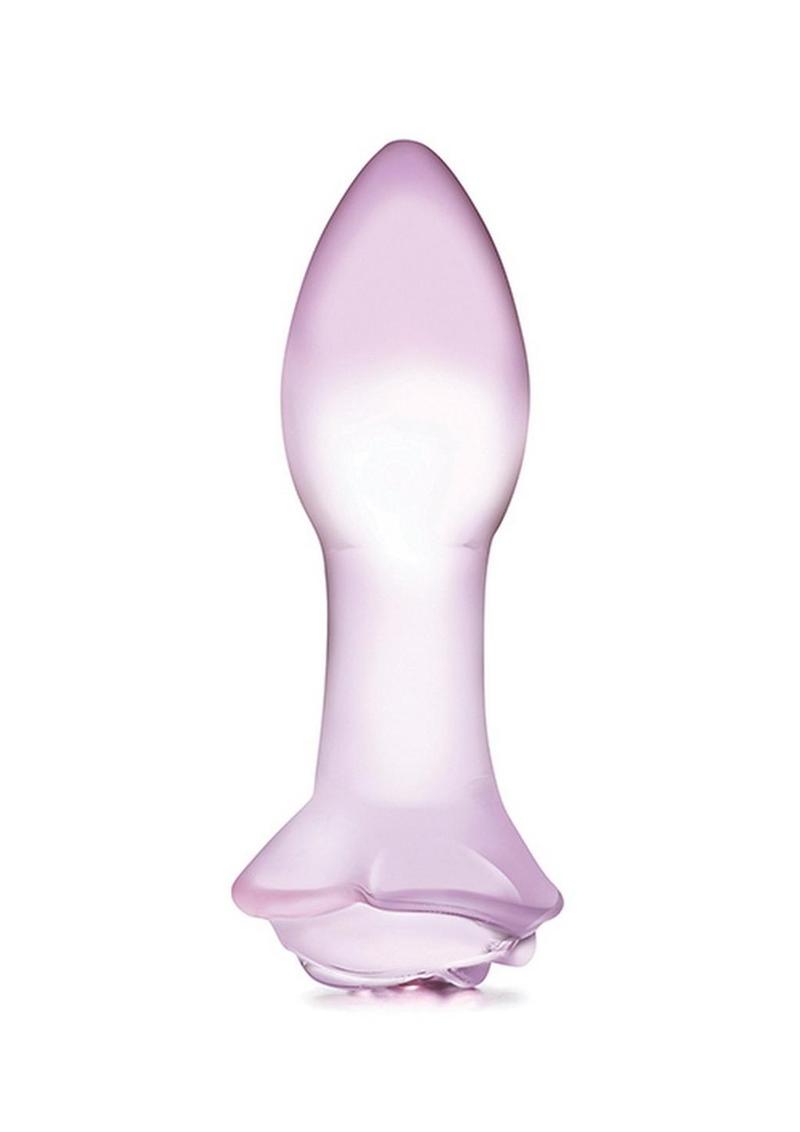 Glas Blossom Ring Glass Anal Plug