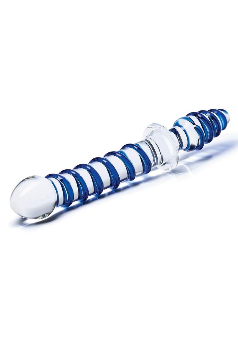 Glas Mr Swirly Double Ended Glass Dildo and Butt Plug