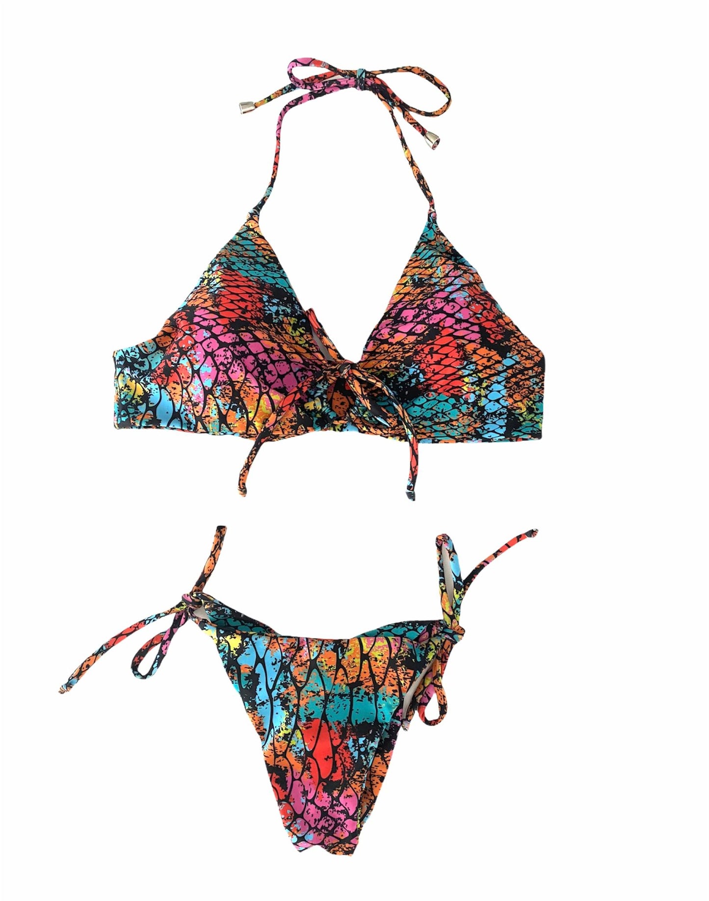 Bikini Color Snake Print Made in Colombia