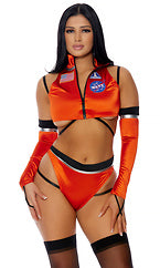Sexy Astronaut Orange Suit