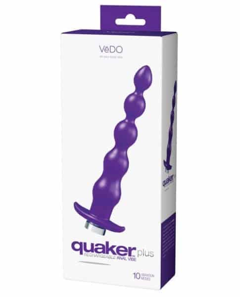 Anal Vibrator Plus Quaker Rechargeable Beads