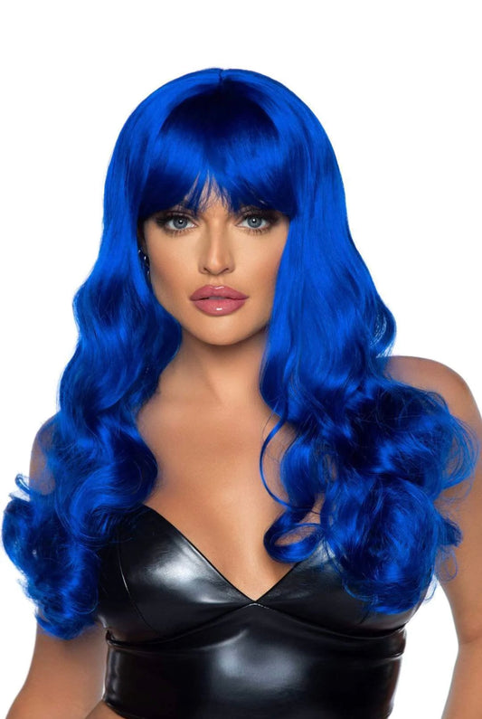 Blue Wig 24 inches