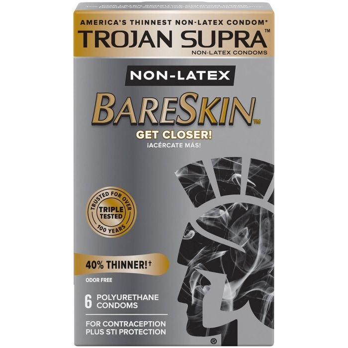 Trojan Non Latex Condoms 6 Pack