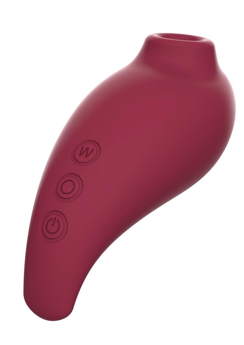 Inspiration Silicone Dual Stimulating Egg and Clitoral Vibrator with Remote Control
