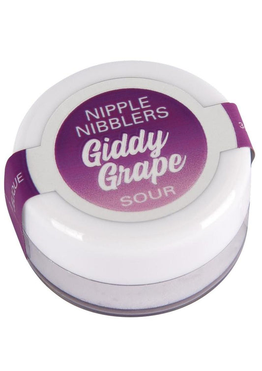 Jelique Nipple Nibblers Sour Tingle Balm Giddy Grape 3 Gm. 1 Pc.