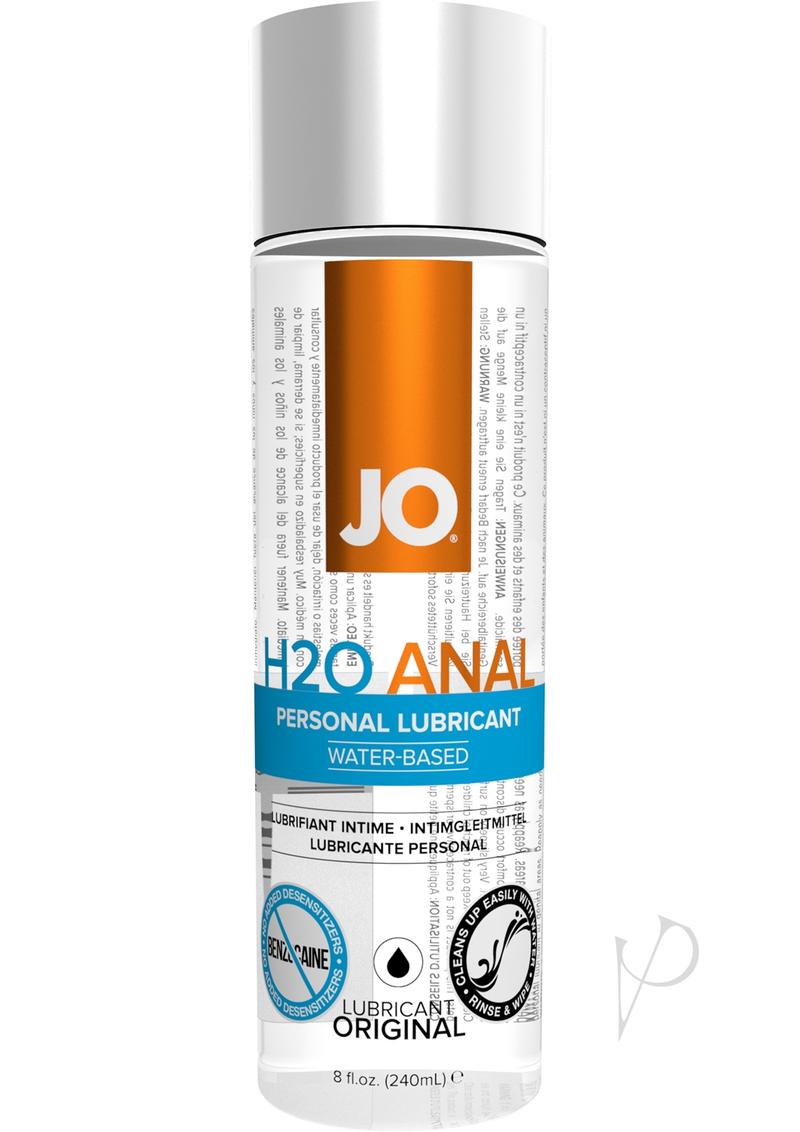 JO H2o Anal Water Based Lubricant - 8oz