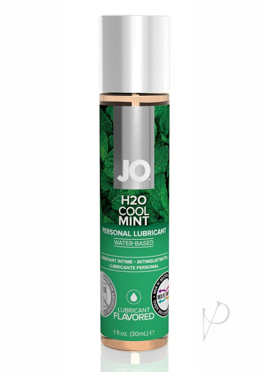 JO H2o Water Based Flavored Lubricant Cool Mint - 1oz