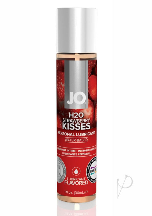JO H2o Water Based Flavored Lubricant Strawberry Kisses - 1oz