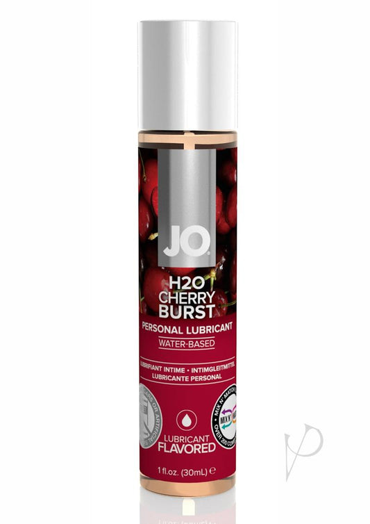 JO H2o Water Based Personal Flavored Lubricant Cherry Burst - 1oz