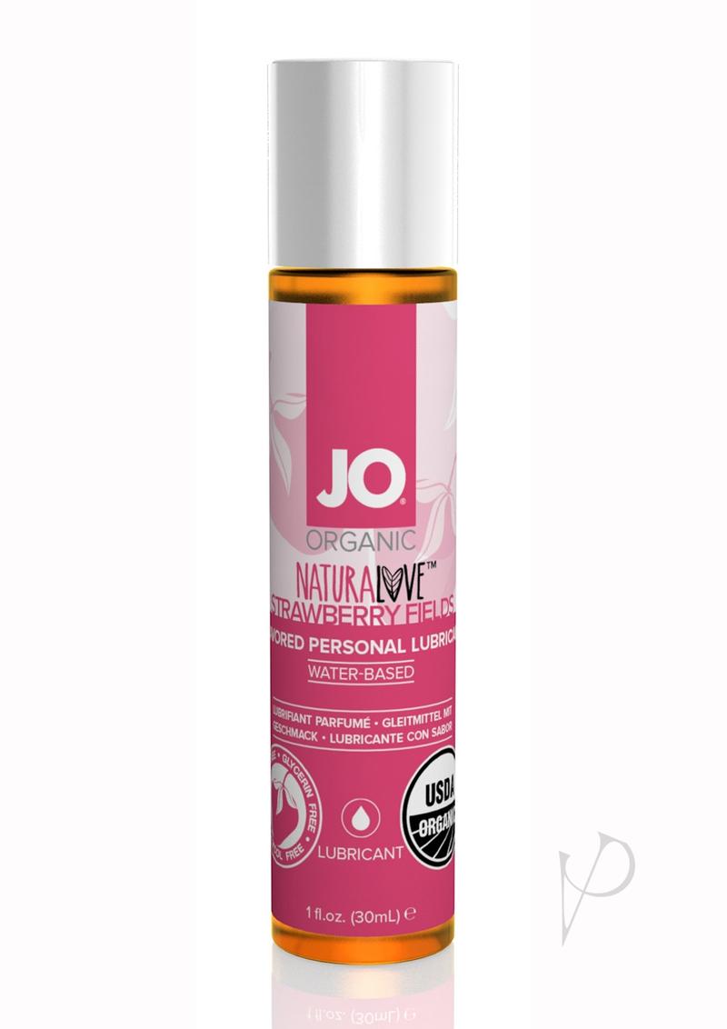 JO Naturalove Water Based Organic Lubricant Strawberry Fields - 1oz