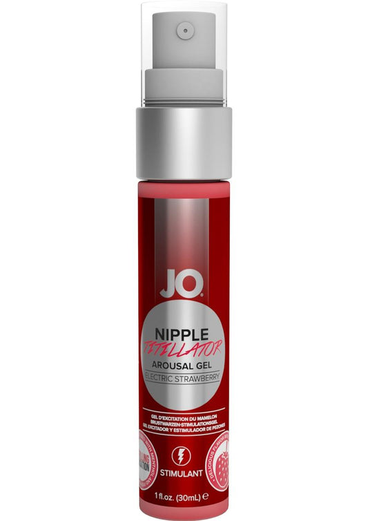 JO Nipple Tittilator Arousal Gel Strawberry - 1oz