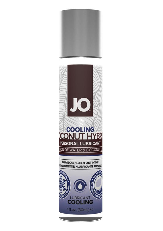 JO Silicone Free Hybrid Personal Cooling Original Lubricant Water and Coconut Oil - 1oz