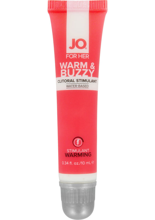 JO Warm and Buzzy Water Based Warming Clitoral Stimulant Cream - .34oz