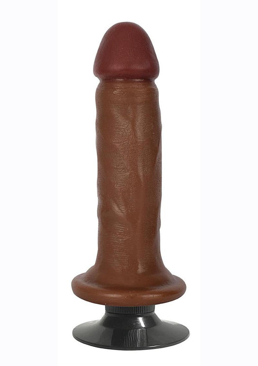 Jock Vibrating Dildo - Caramel - 6in