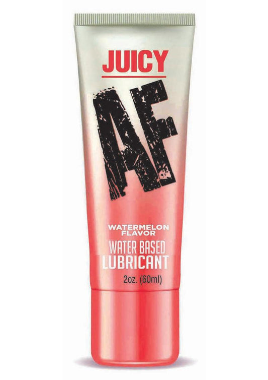 Juicy AF Water Based Flavored Lubricant Watermelon - 2oz.