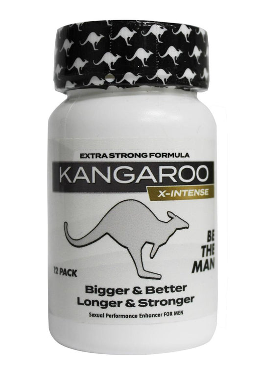 Kangaroo For Him Extra Strong Sexual Enhancement - White - 12 Count