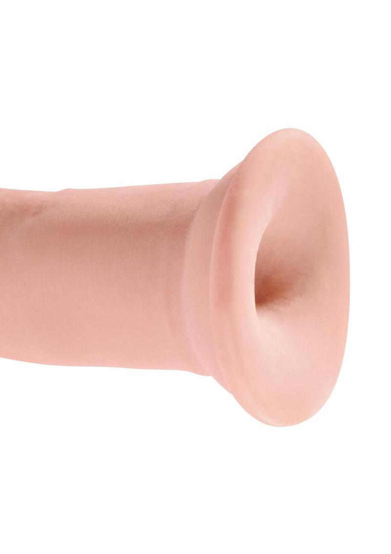 King Cock Plus Triple Density Dildo - Vanilla - 9in