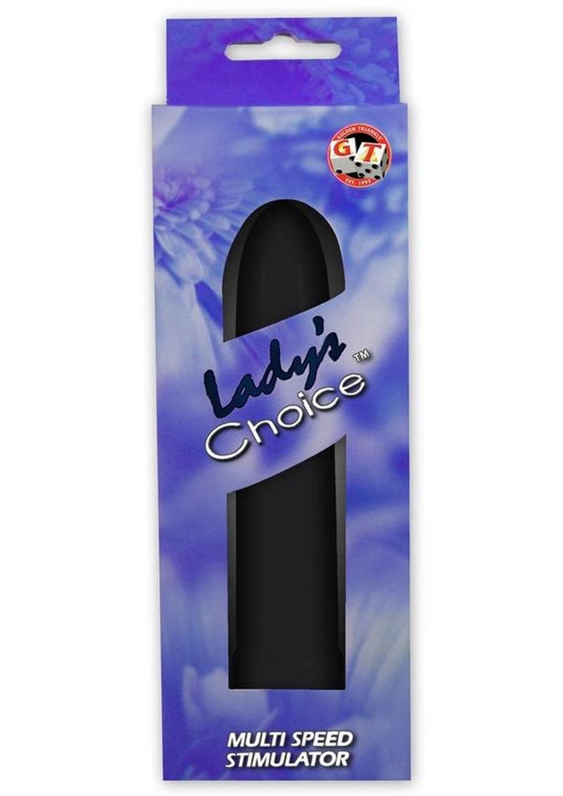 Lady's Choice Plastic Vibrator - Black