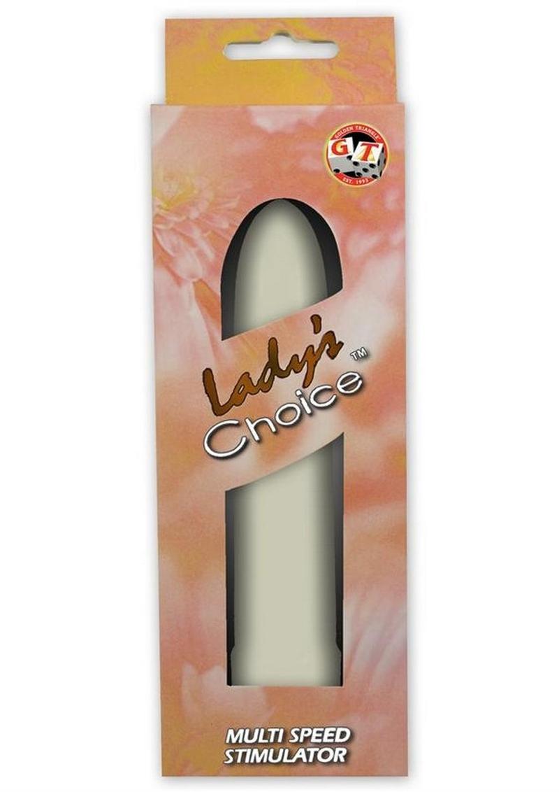 Lady's Choice Plastic Vibrator - Ivory