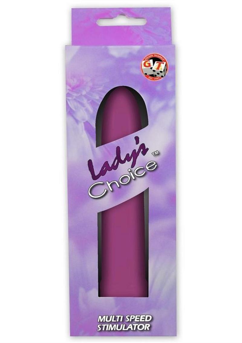 Lady's Choice Plastic Vibrator - Lavender/Purple