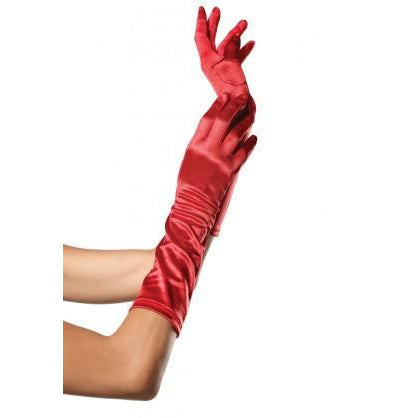 Elbow Length Satin Gloves - PlaythingsMiami