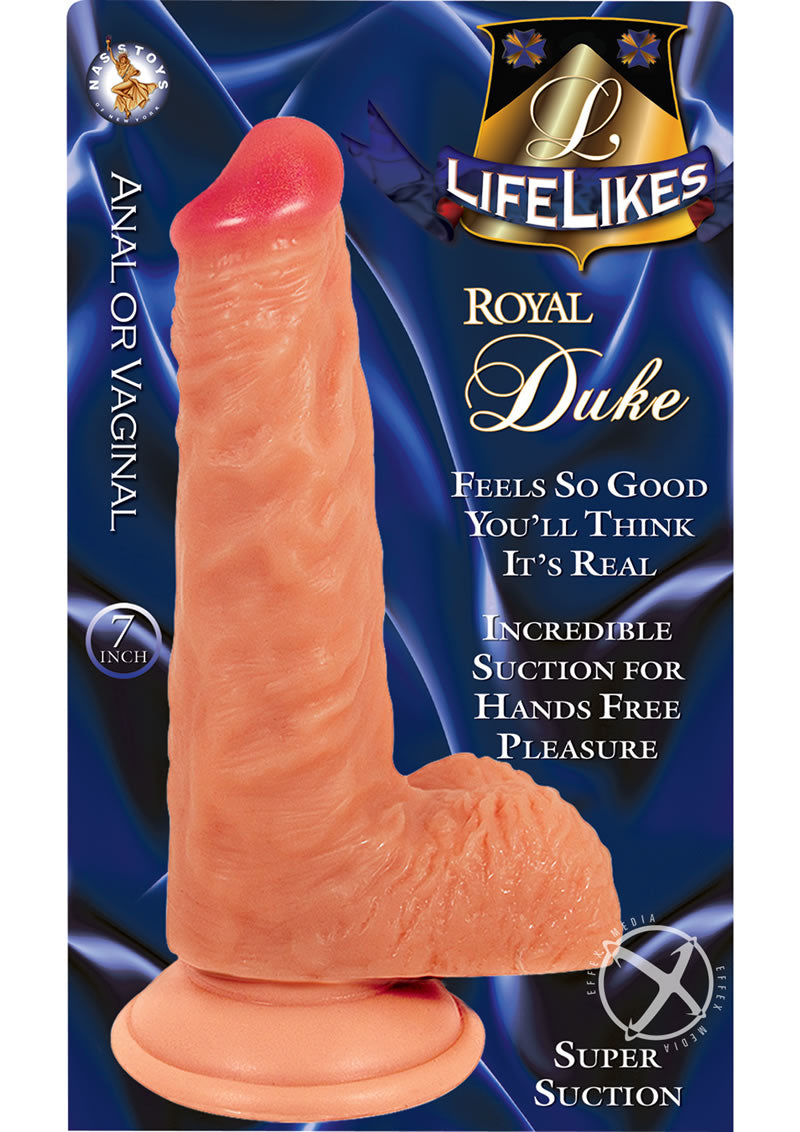 Lifelikes Royal Duke Dildo - Vanilla - 7in