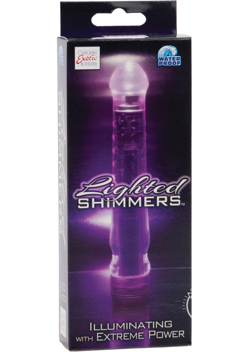 Lighted Shimmers Led Glider Vibrator - Purple