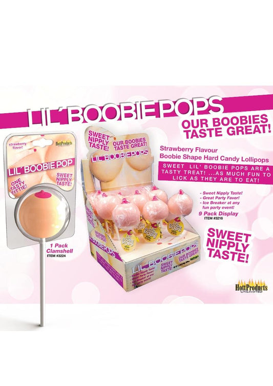 Lil' Boobie Pops (9pc Counter - Display