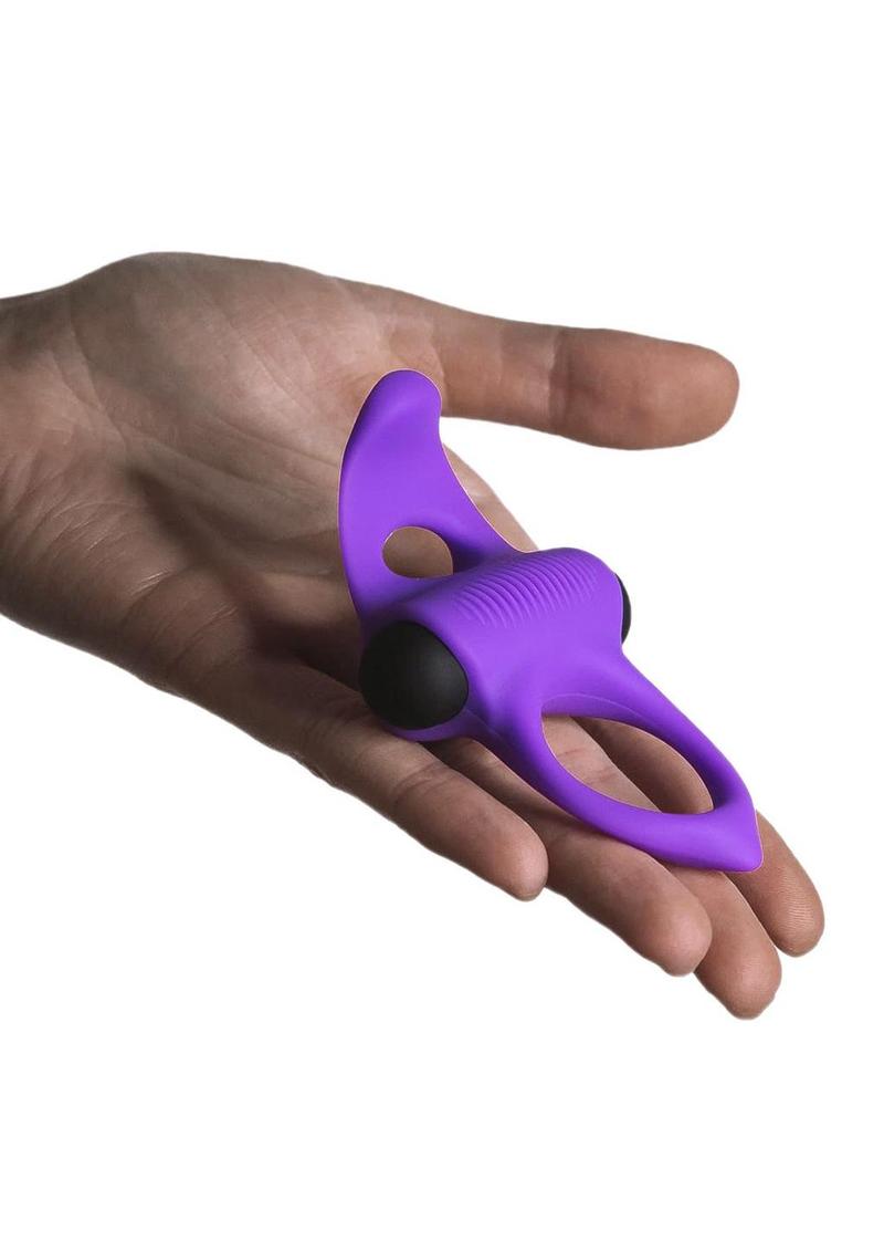 Lingus Max Silicone Vibrating Cock Ring