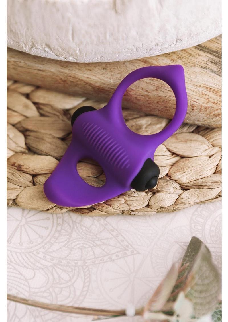 Lingus Max Silicone Vibrating Cock Ring