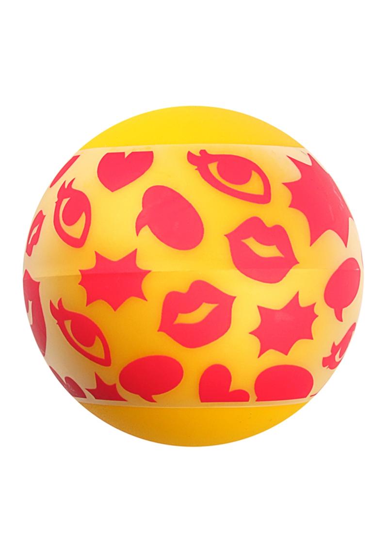 Linx Pop Stroker Ball Masturbator - Yellow