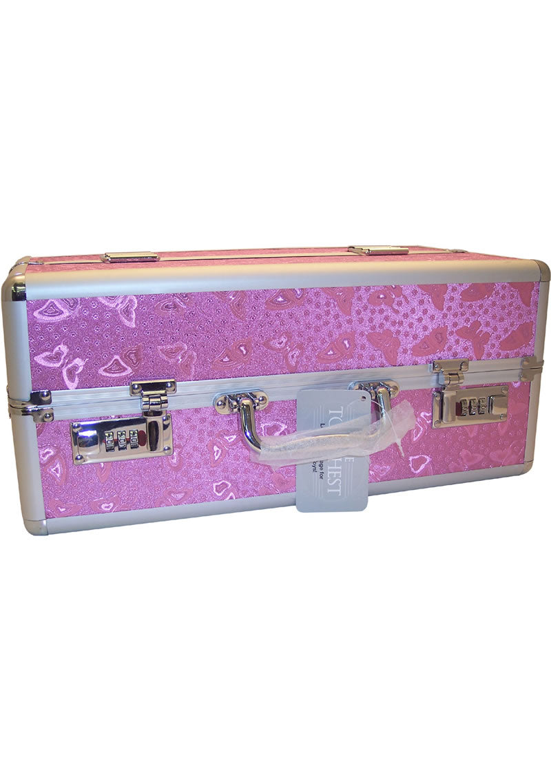 Lockable Vibrator Case - Pink - Large