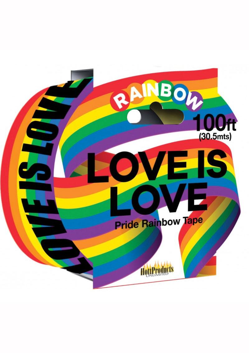 Love Is Love Rainbow Tape - Multicolor - 100ft