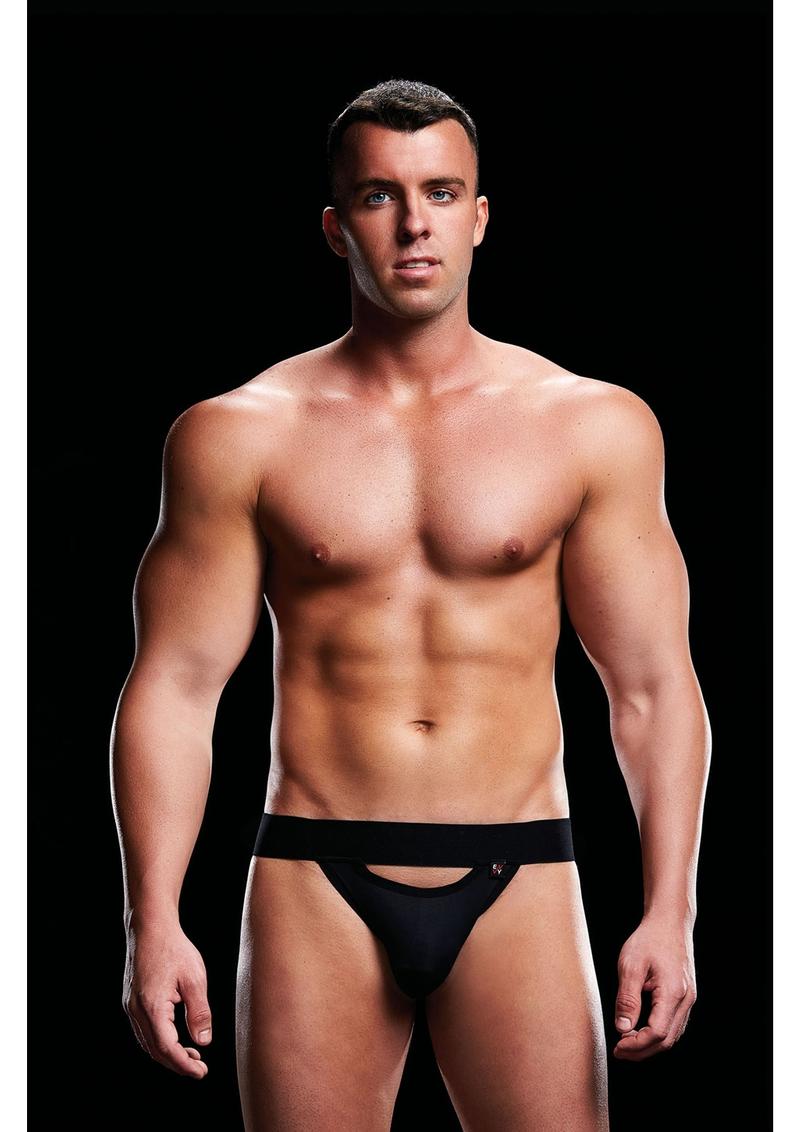 Low Rise Jock - Black - Large/XLarge