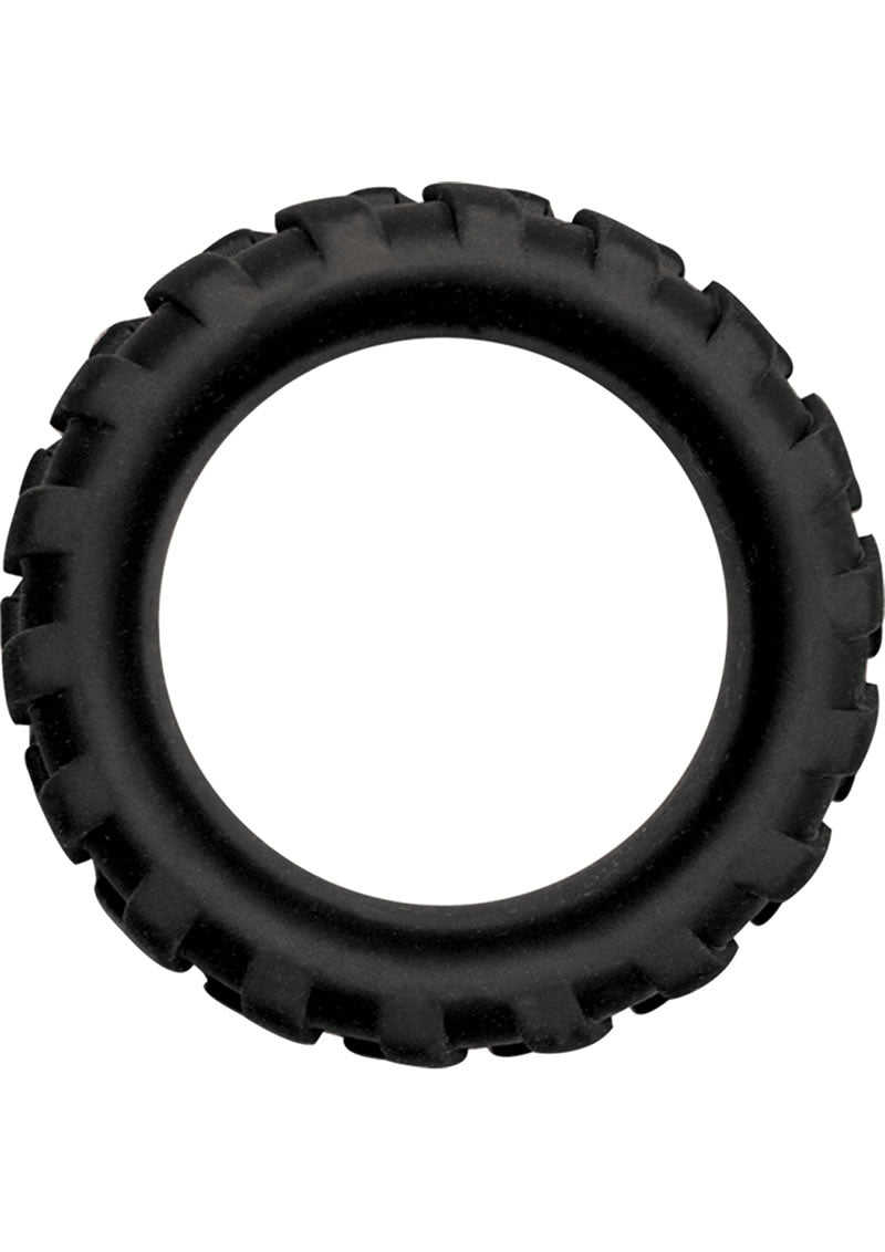 Mack Tuff X Large Tire Silicone Cock Ring - Black - XLarge