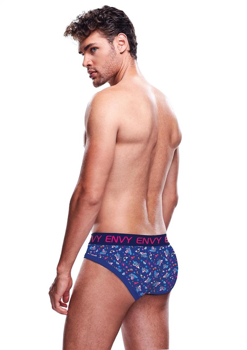 Magic Unicorn Brief - Blue - Medium/Small