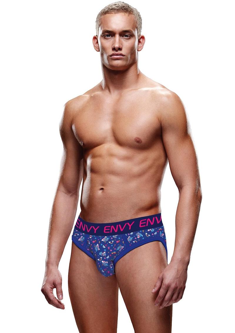 Magic Unicorn Bubble Butt Jock - Blue - Large/XLarge